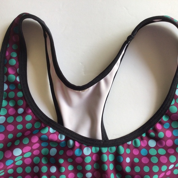 UNDER ARMOUR POLKA DOT SPORTS BRA MEDIUM - Picture 7 of 10